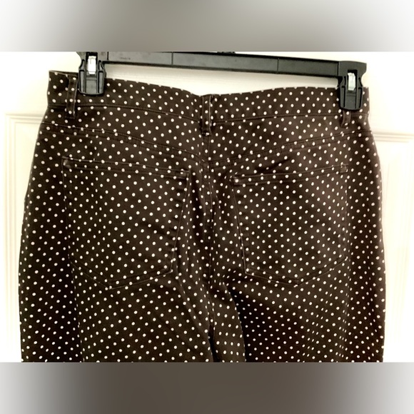 Chaps Brown and Cream Poke A Dot Pants - Picture 6 of 11
